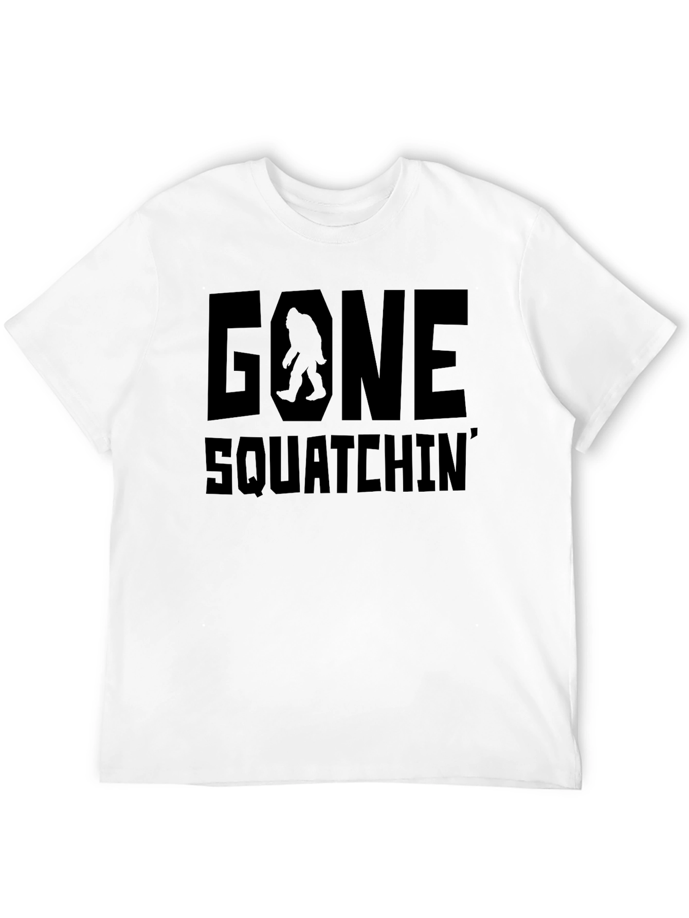 Gone Squatchin Bigfoot Graphic Tee
