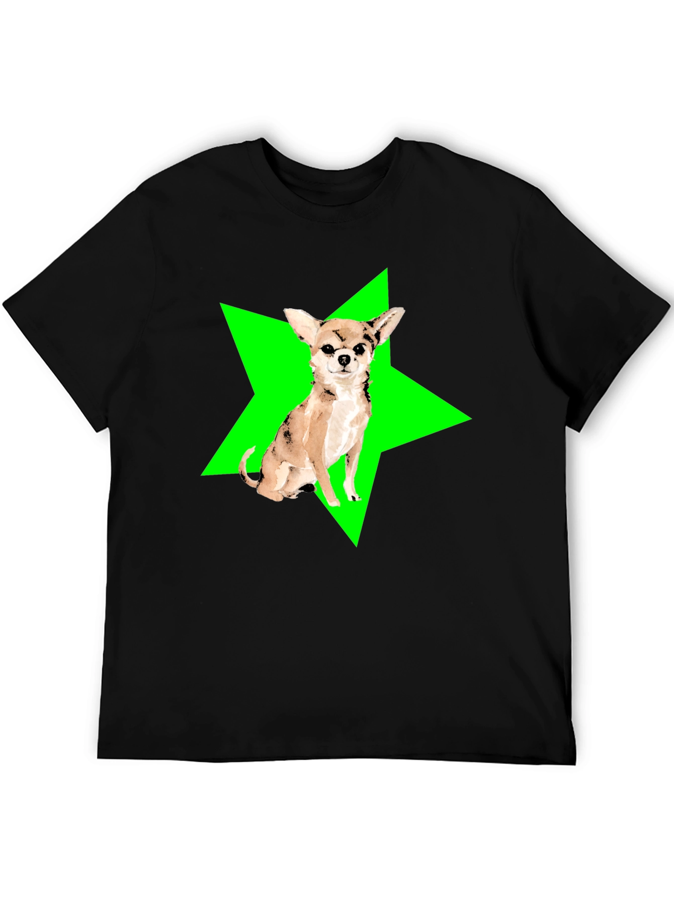 Chihuahua Star Graphic Tee - Cool Dog Lover Shirt