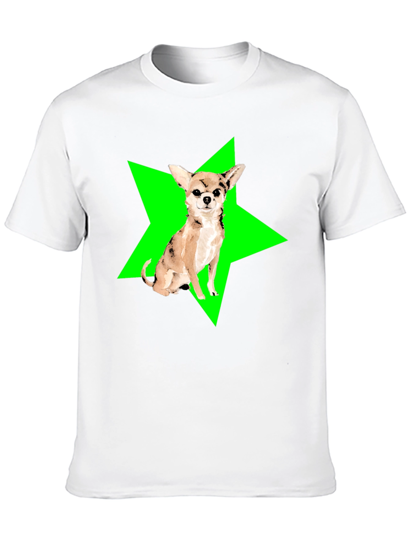 Chihuahua Star Graphic Tee - Cool Dog Lover Shirt