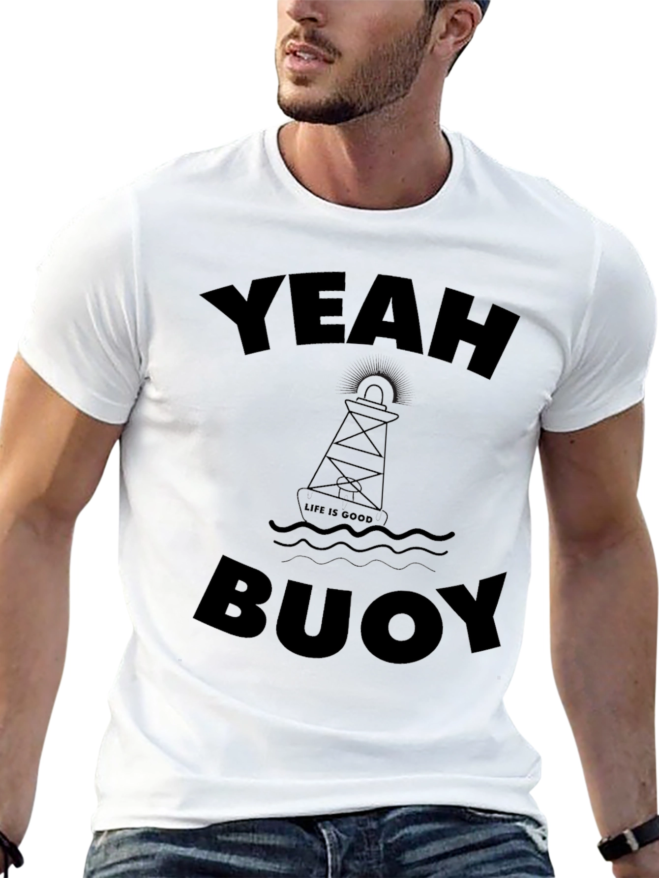 Yeah Buoy T-Shirt - Life is Good Graphic Tee