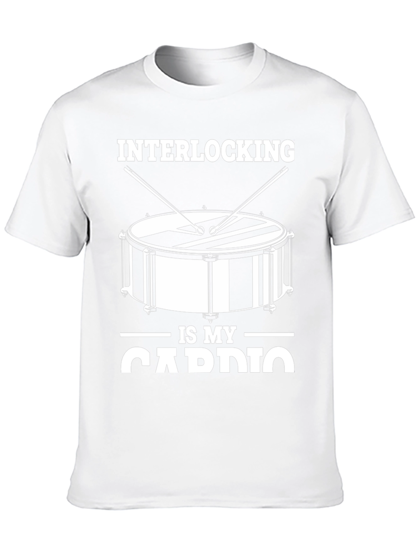 Interlocking is My Cardio Drummer T-Shirt