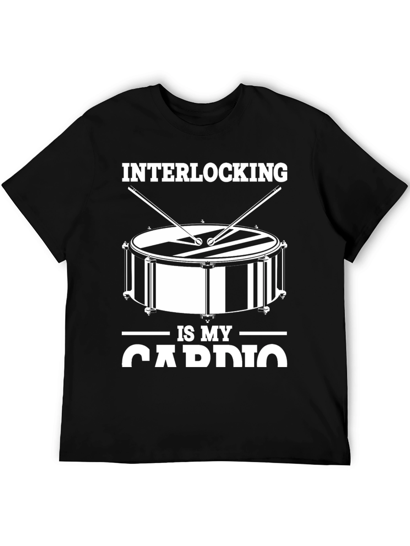 Interlocking is My Cardio Drummer T-Shirt
