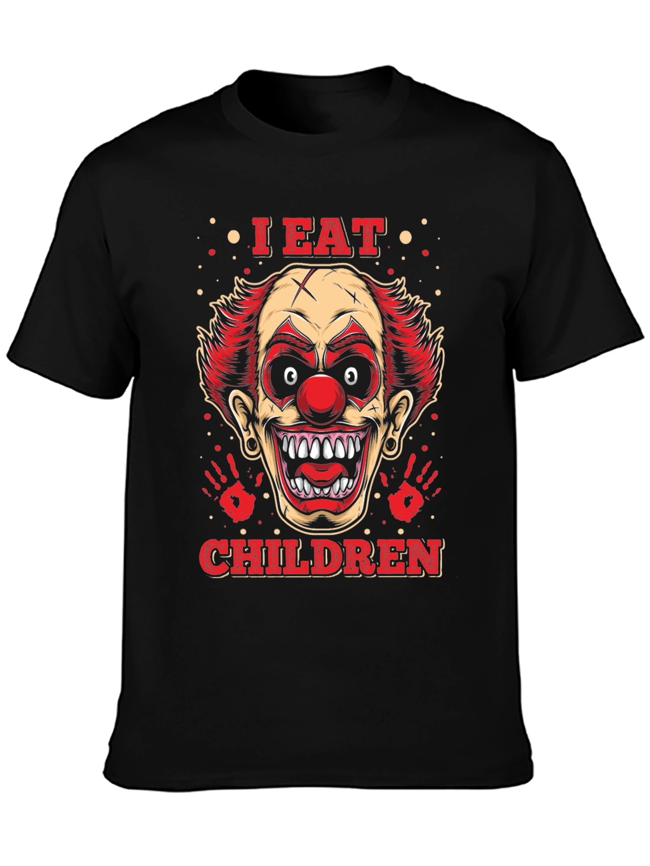 Creepy Clown Graphic Tee - I Eat Children