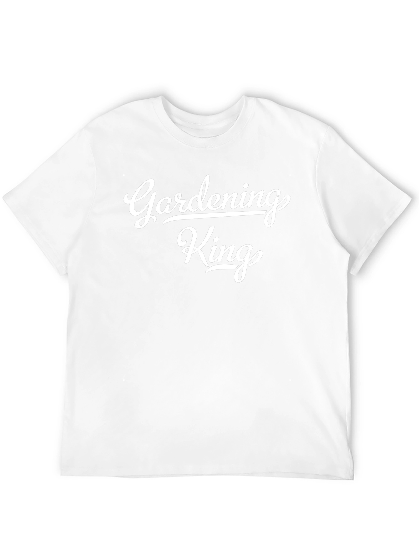 Gardening King Black Cotton T-Shirt