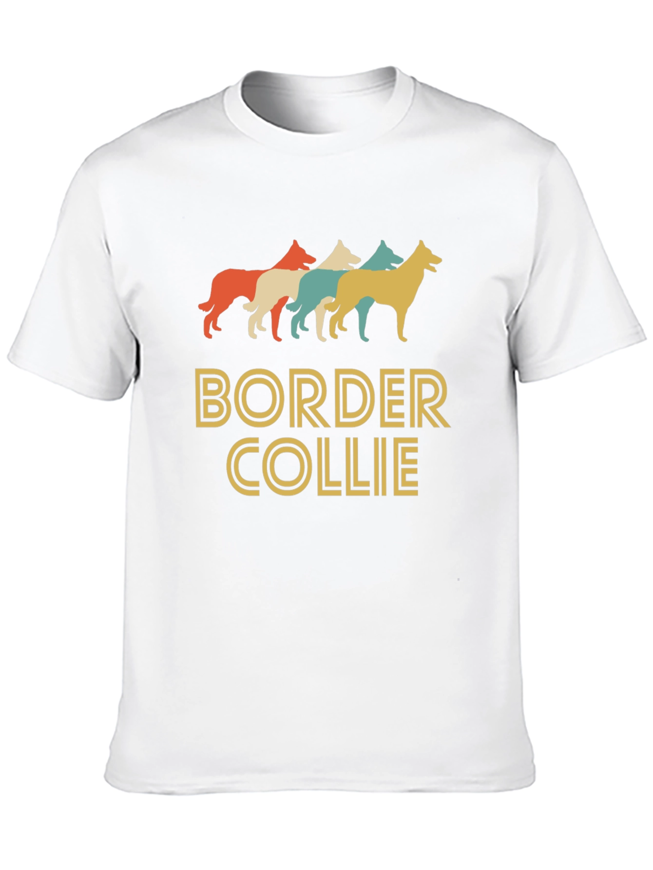 Border Collie Retro T-Shirt