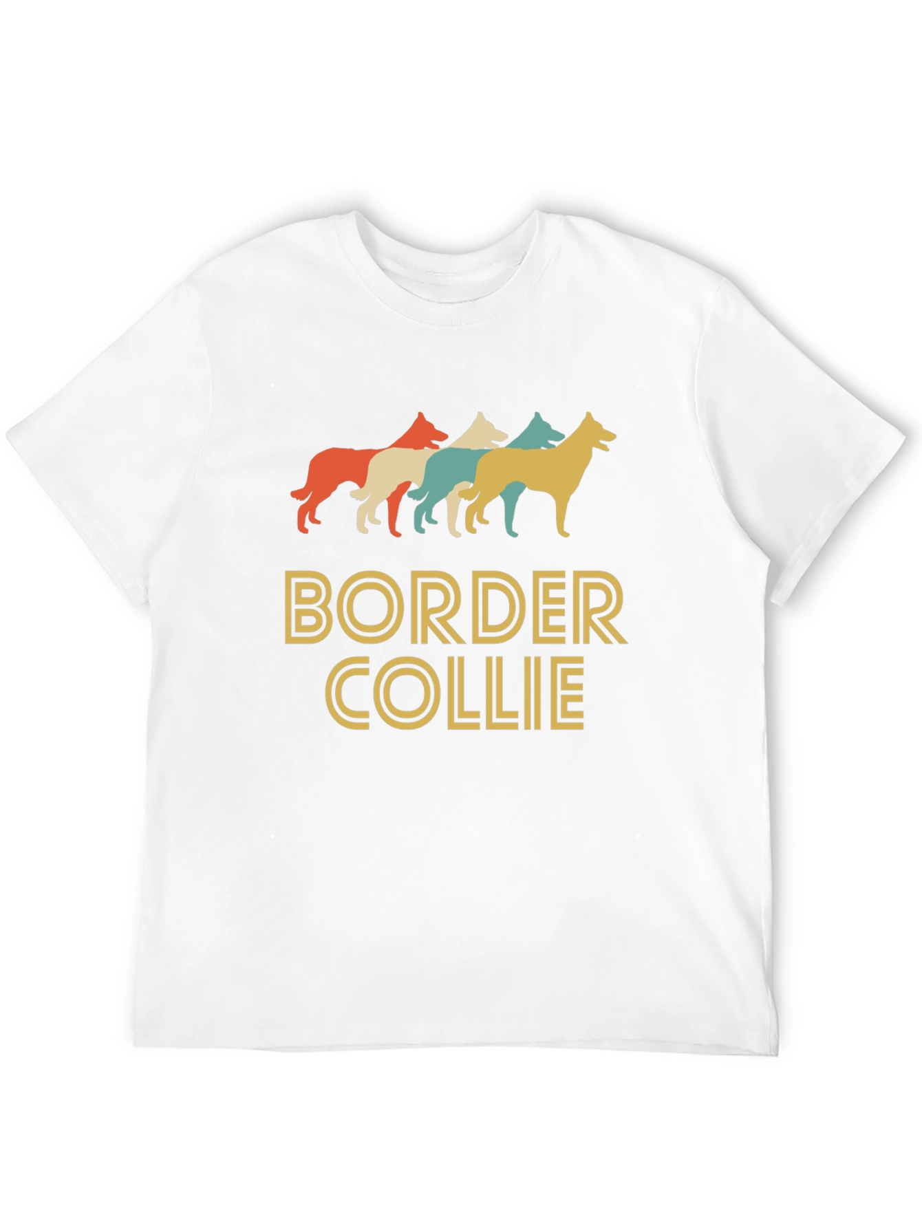 Border Collie Retro T-Shirt