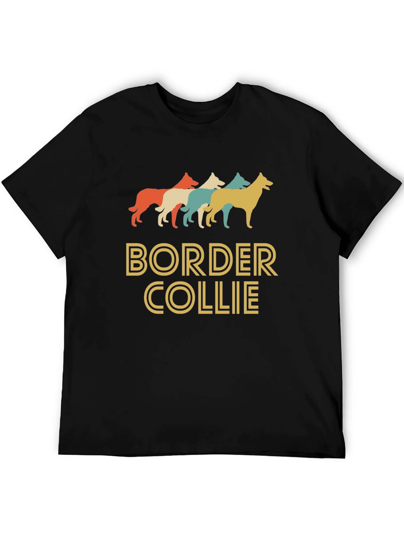 Border Collie Retro T-Shirt