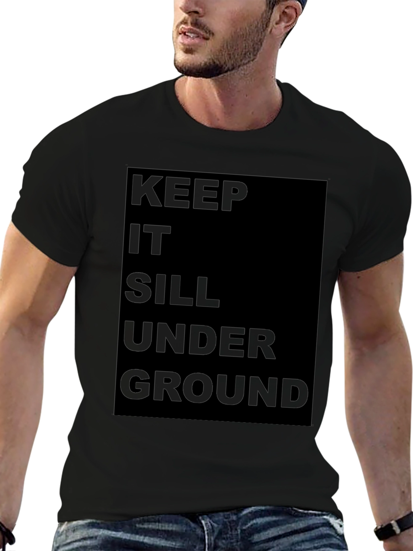 Keep it Still Underground Black T-Shirt