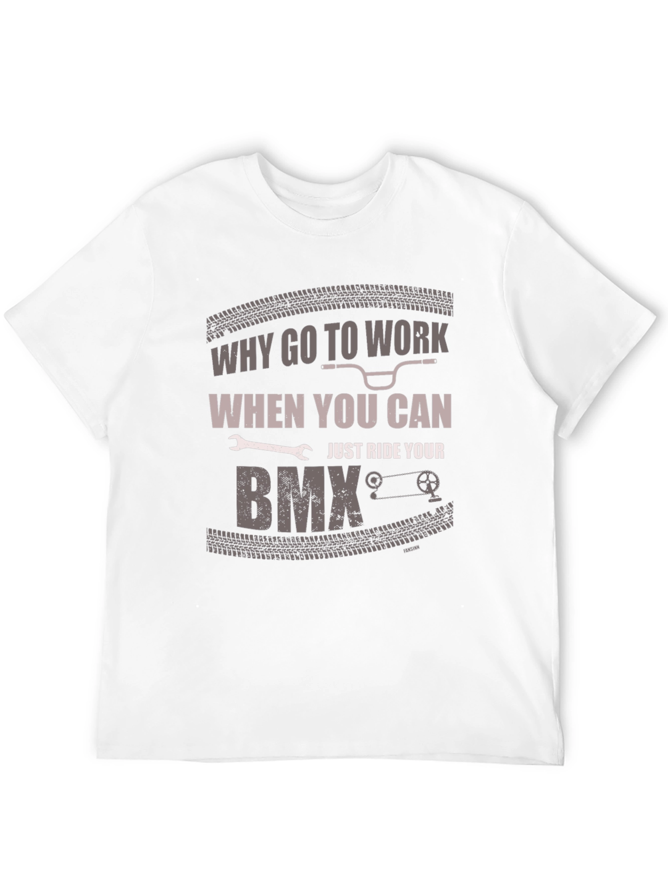Why Go To Work BMX Graphic T-Shirt