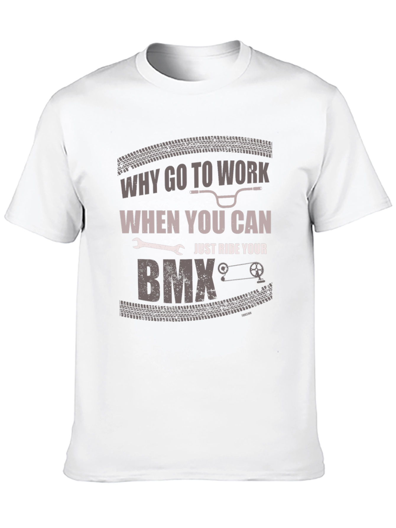 Why Go To Work BMX Graphic T-Shirt