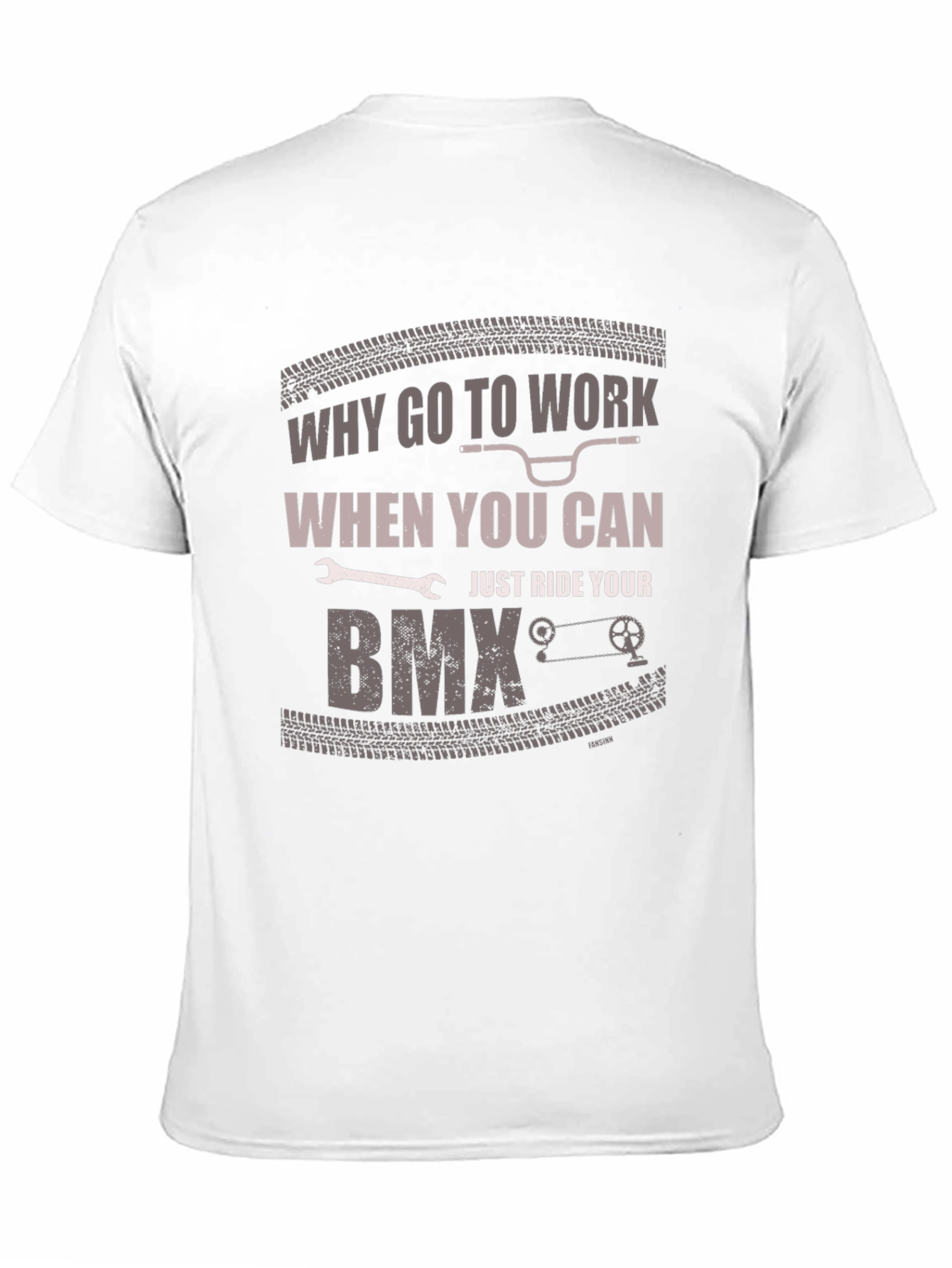 Why Go To Work BMX Graphic T-Shirt