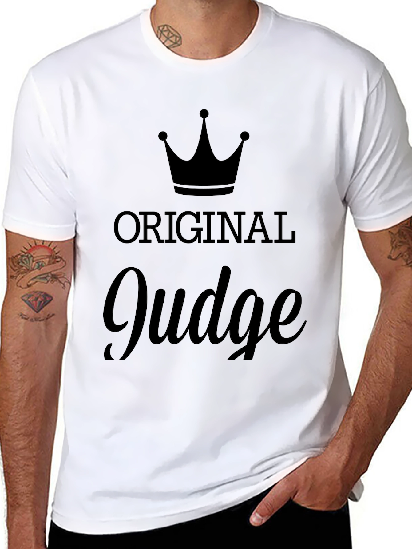 Original Judge Crown T-Shirt - Black
