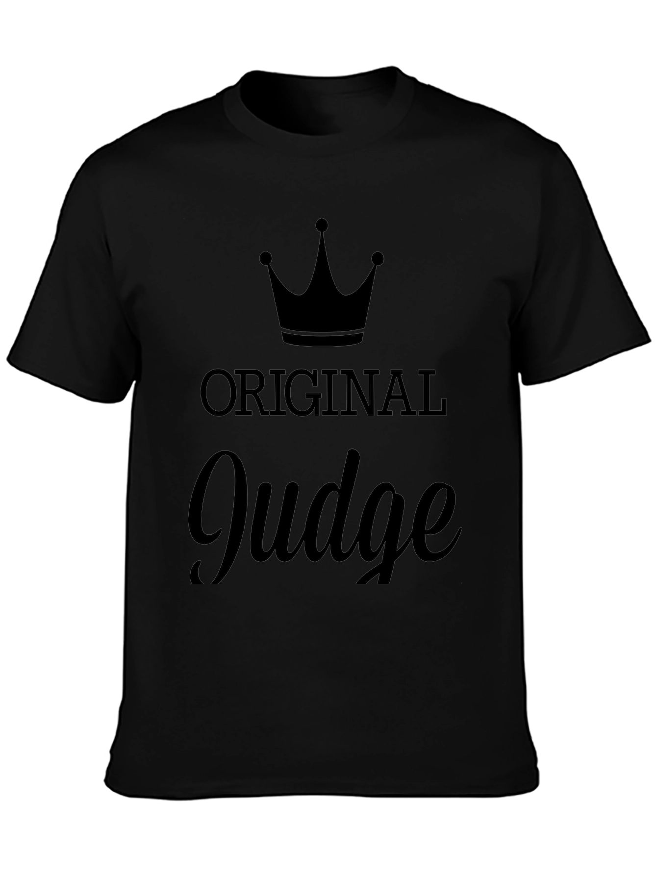 Original Judge Crown T-Shirt - Black