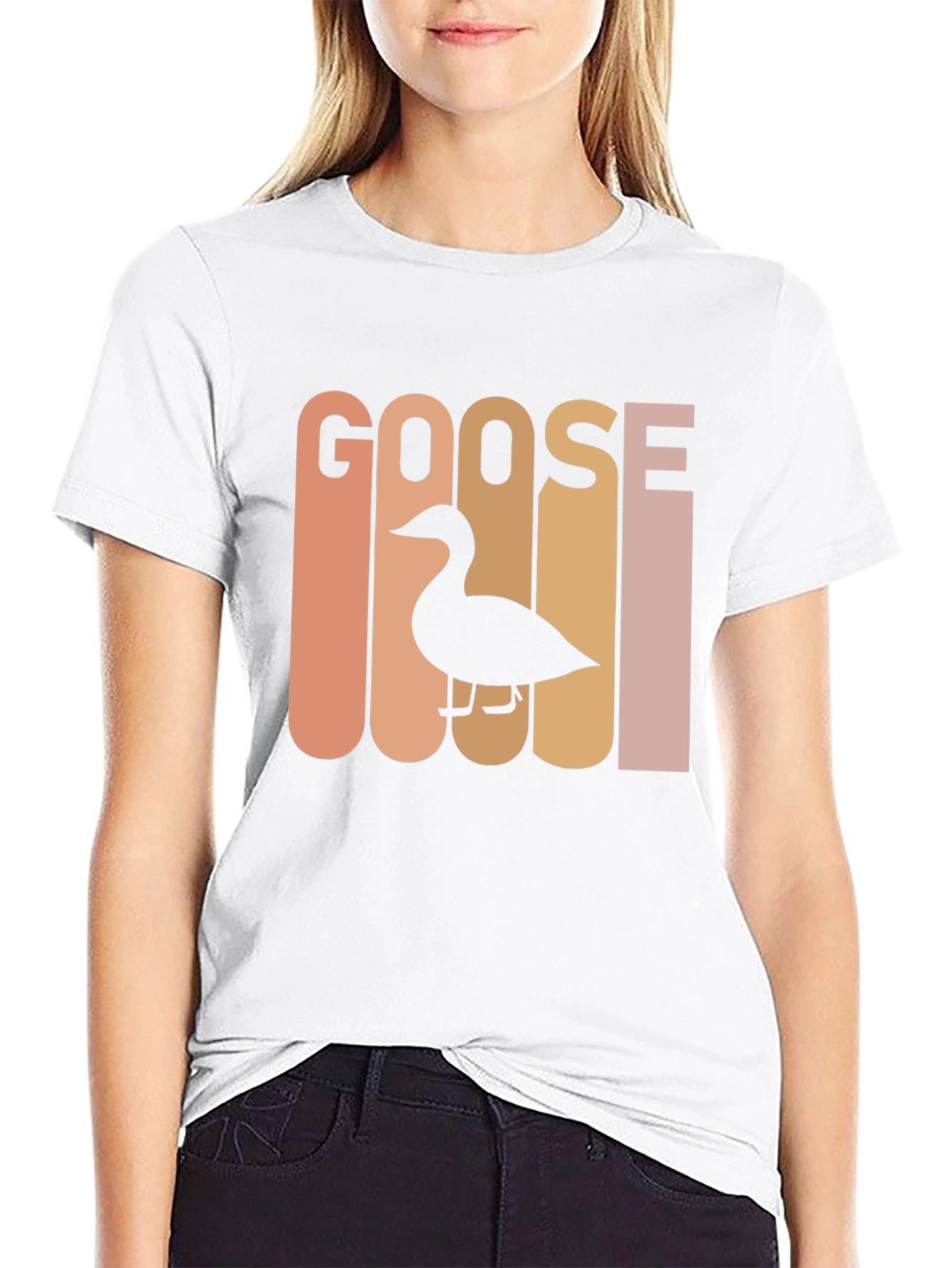 Retro Goose Graphic T-Shirt