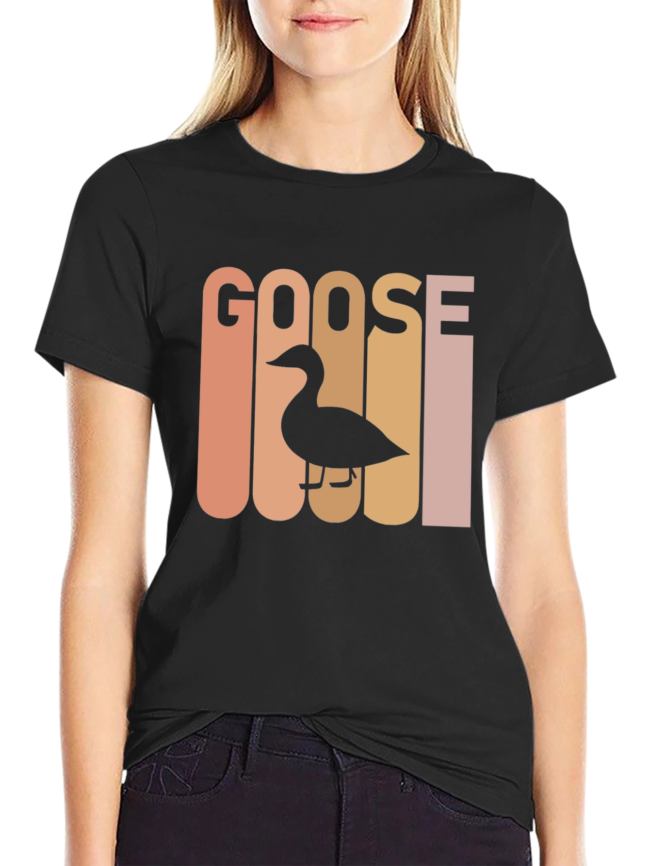 Retro Goose Graphic T-Shirt