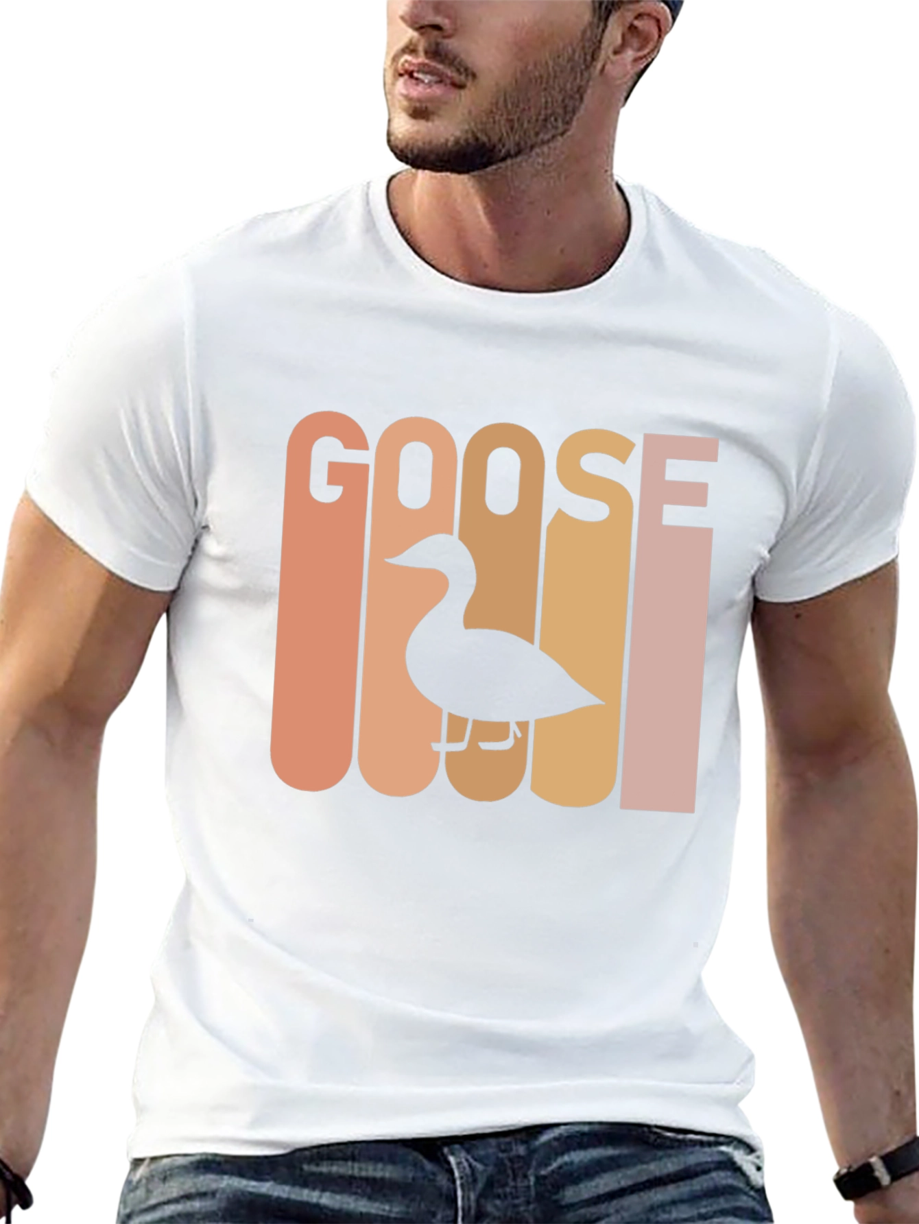 Retro Goose Graphic T-Shirt