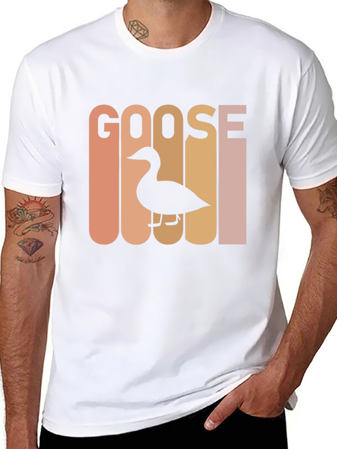Retro Goose Graphic T-Shirt