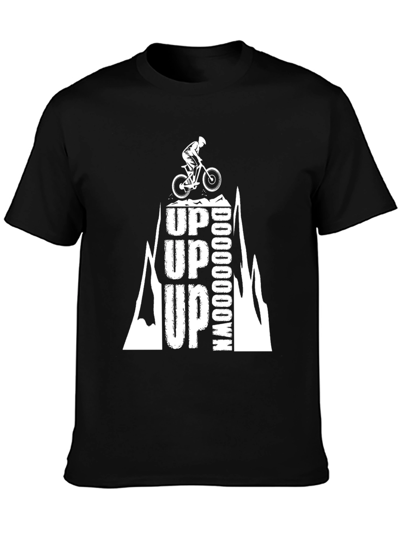 Up Up Up Down Mountain Biking T-Shirt