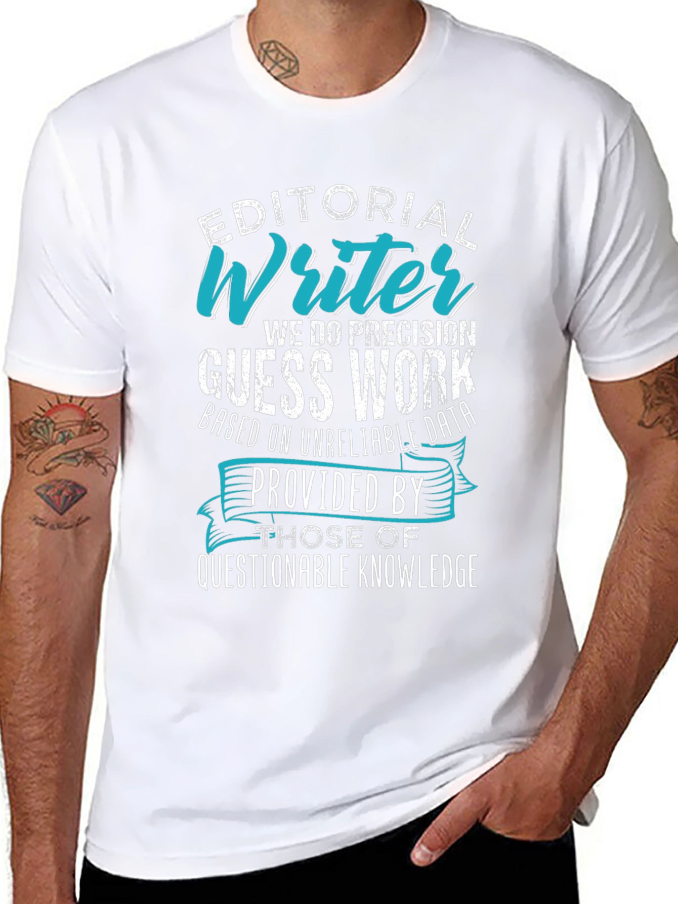 Editorial Writer T-Shirt - Precision Guess Work
