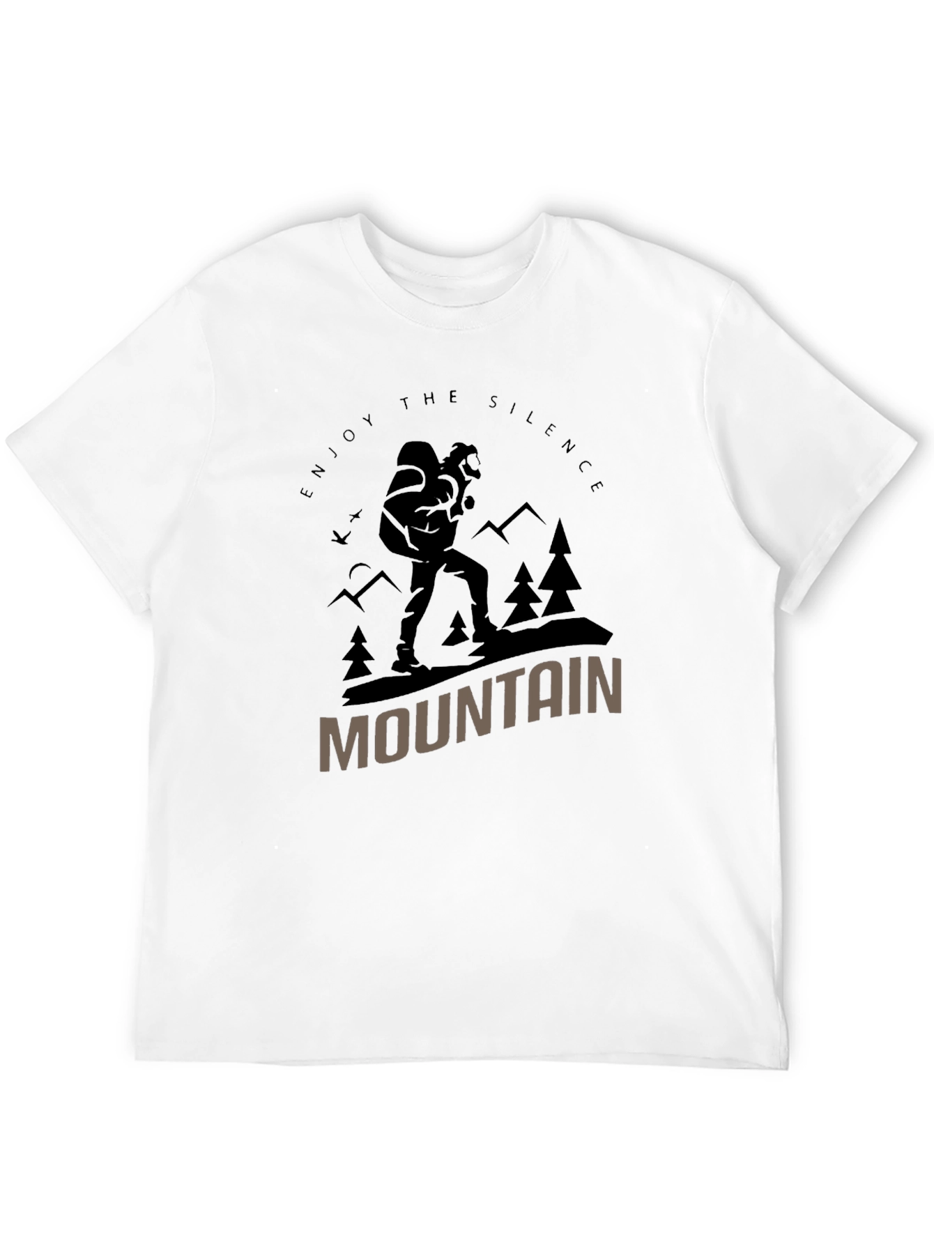 Enjoy the Silence Mountain Graphic T-Shirt