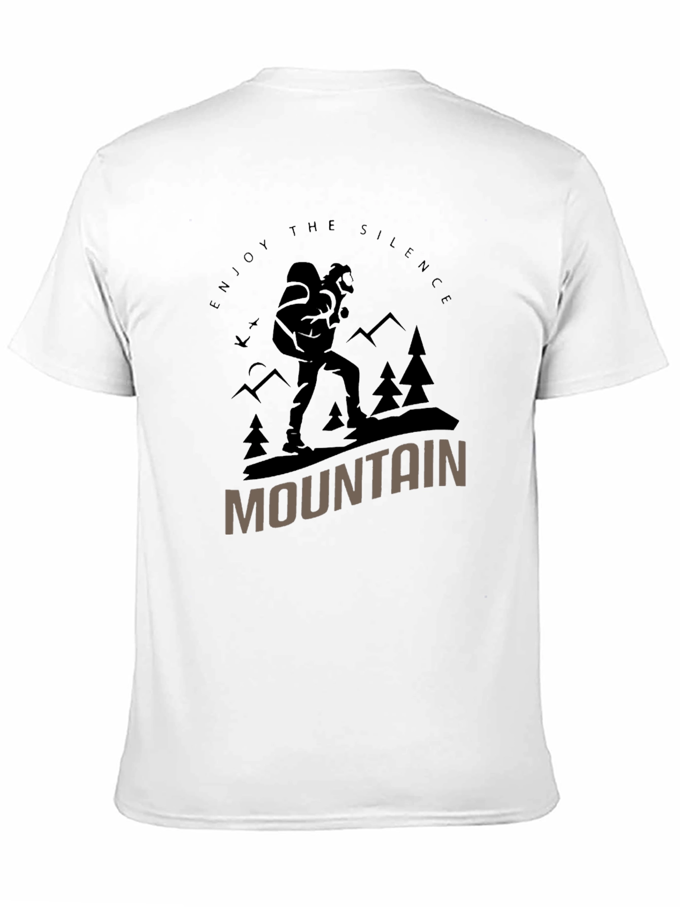 Enjoy the Silence Mountain Graphic T-Shirt