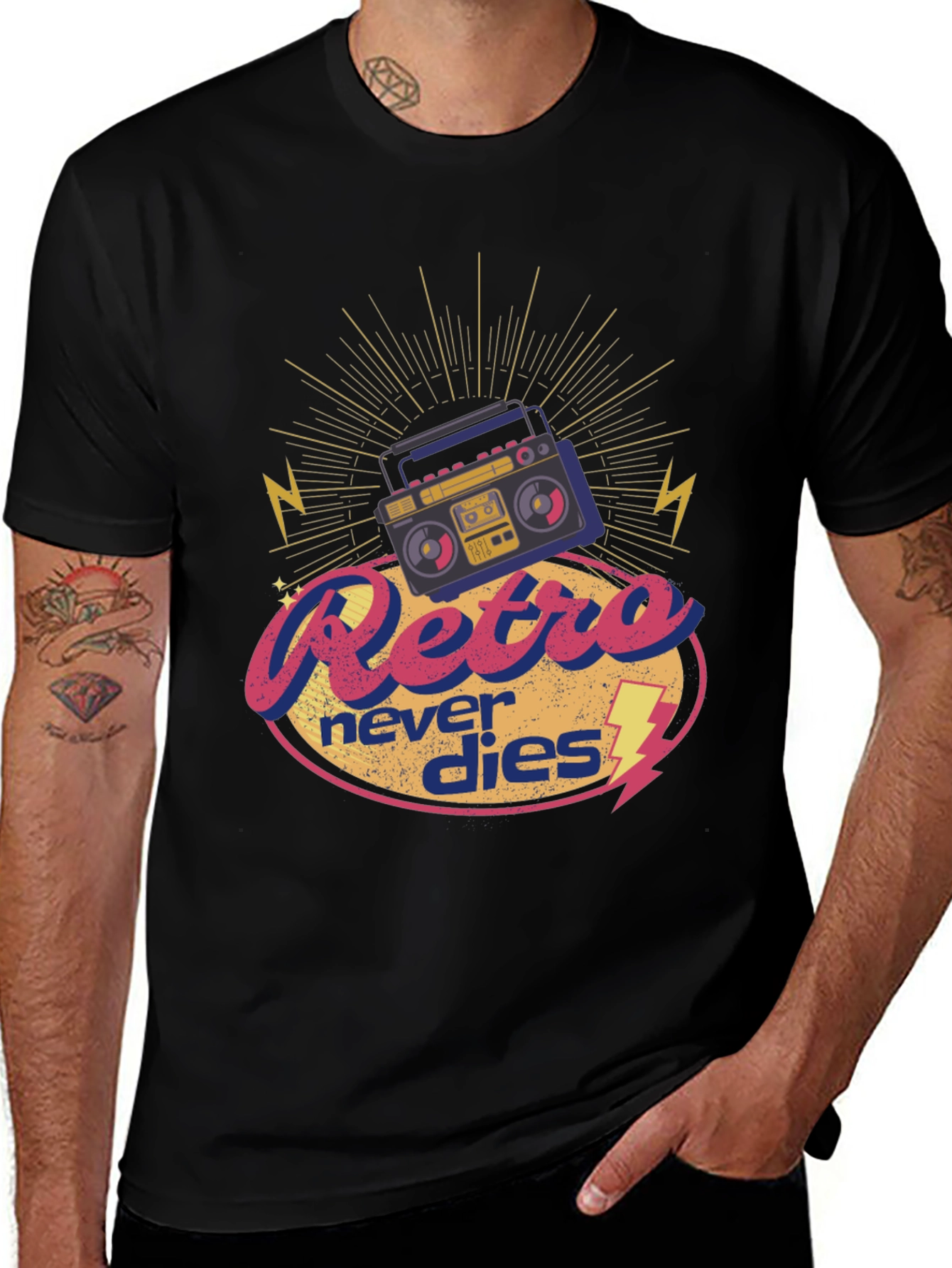 Retro Never Dies Graphic Tee
