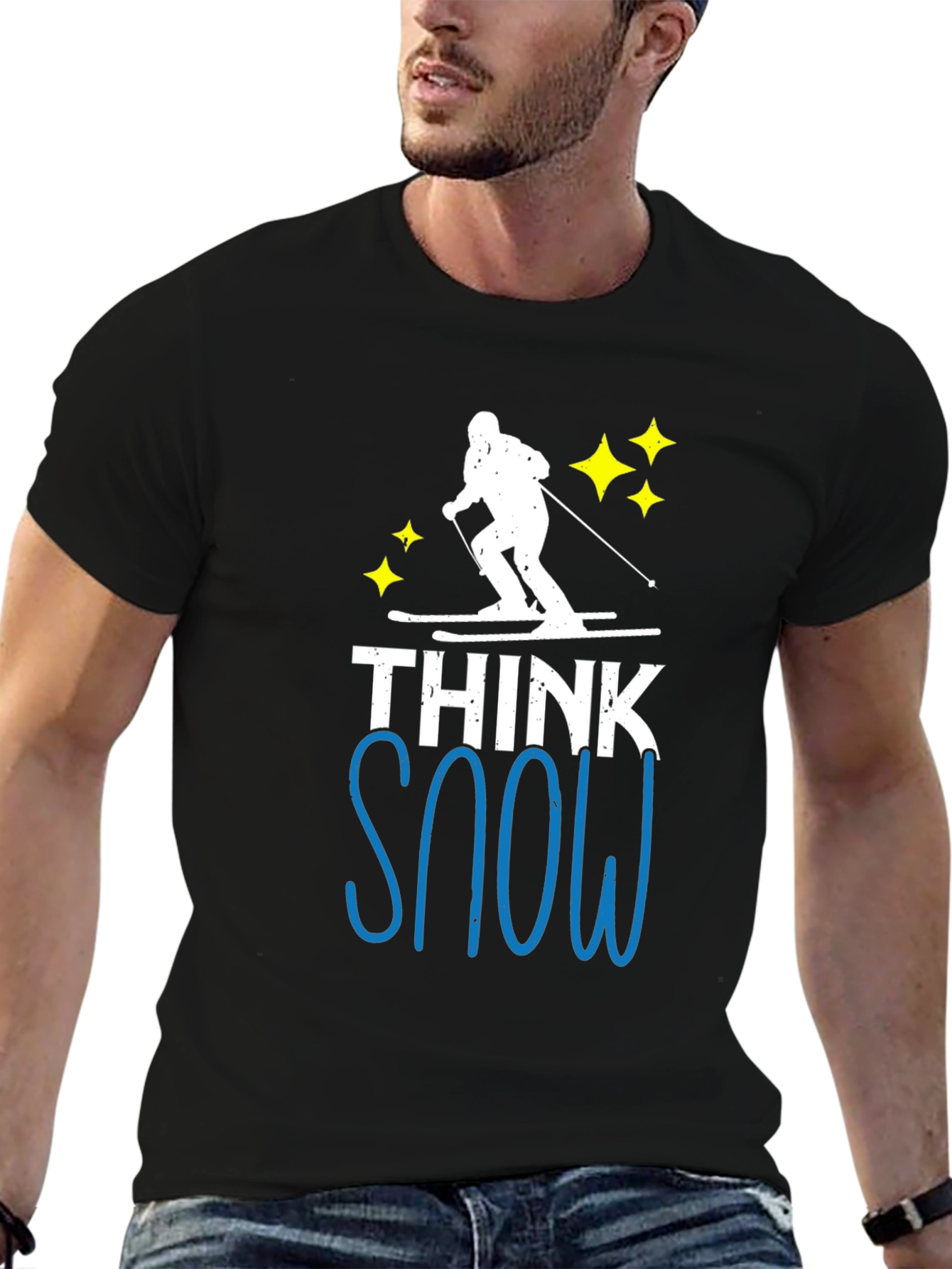 Think Snow Ski T-Shirt - Winter Apparel