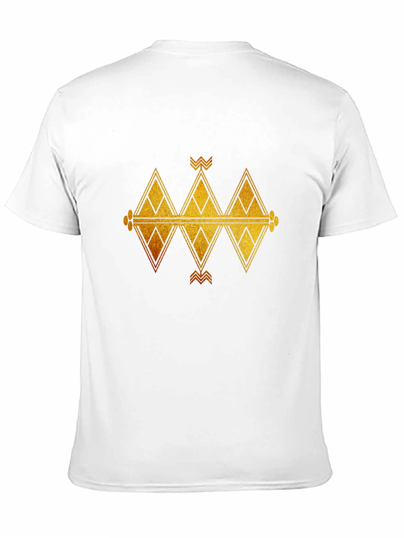 Tribal Geometric T-Shirt - Black