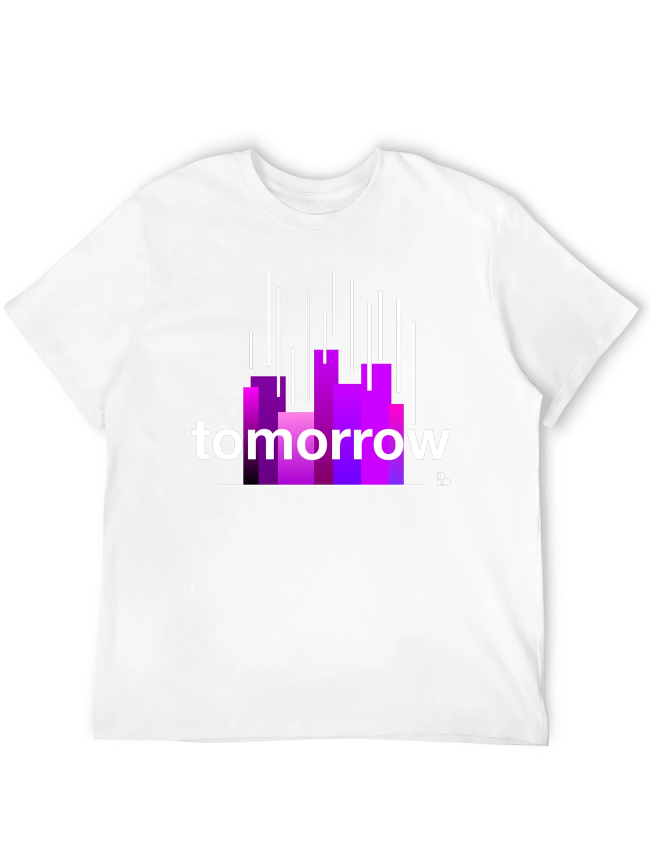 Tomorrow Graphic Print Black T-Shirt