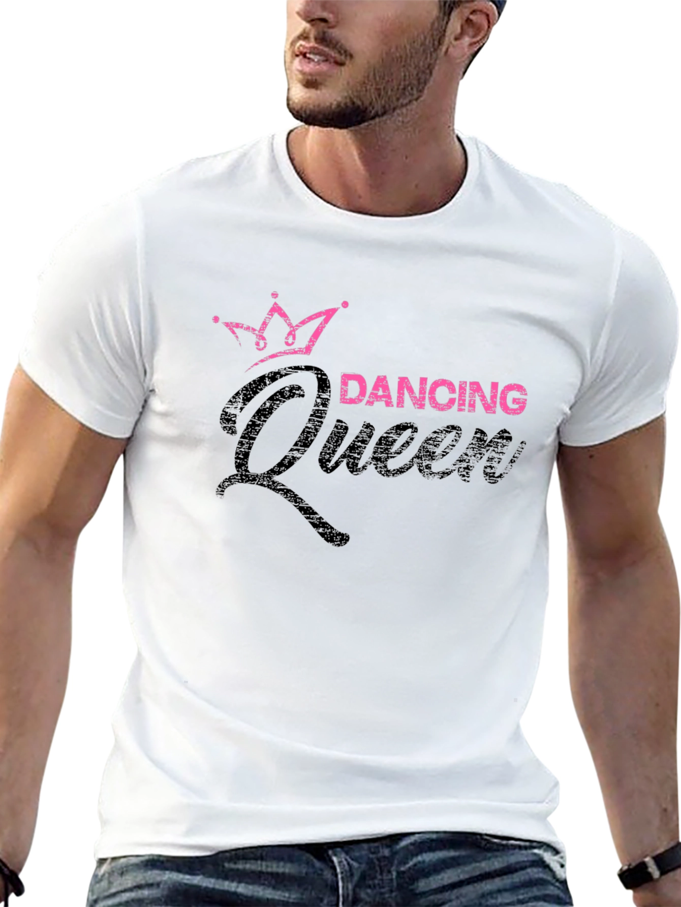 Dancing Queen Black T-Shirt - Fun Graphic Tee