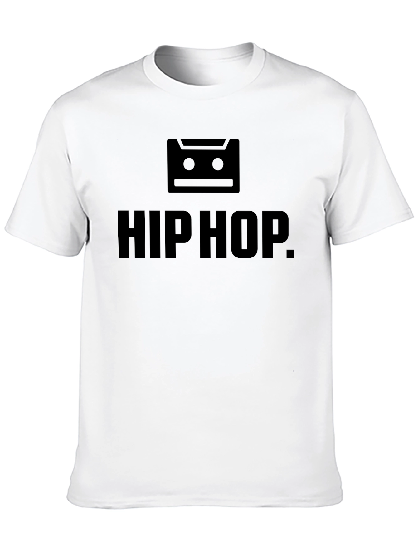 Hip Hop Graphic Tee - Black