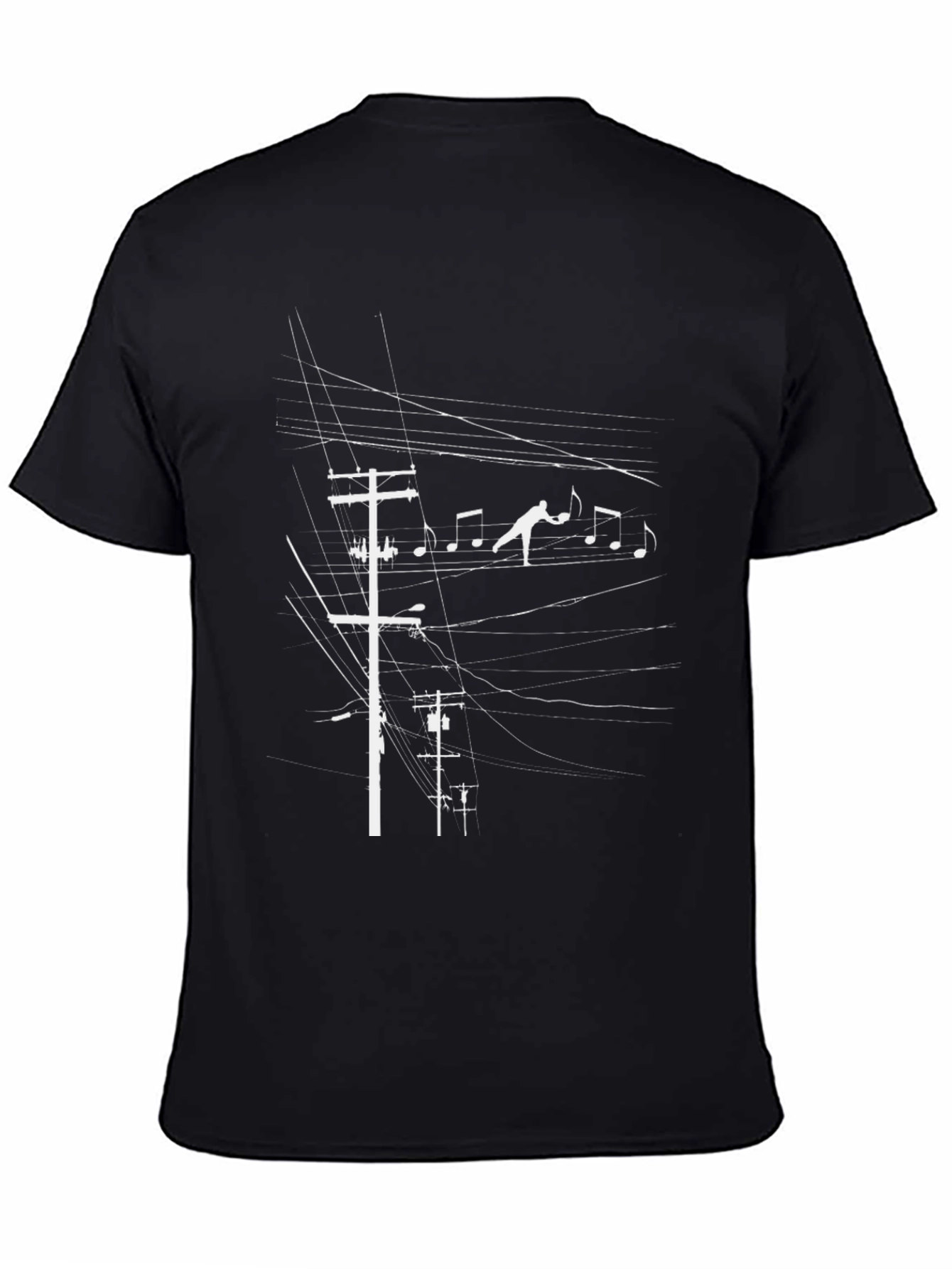 Music Lover Black T-Shirt