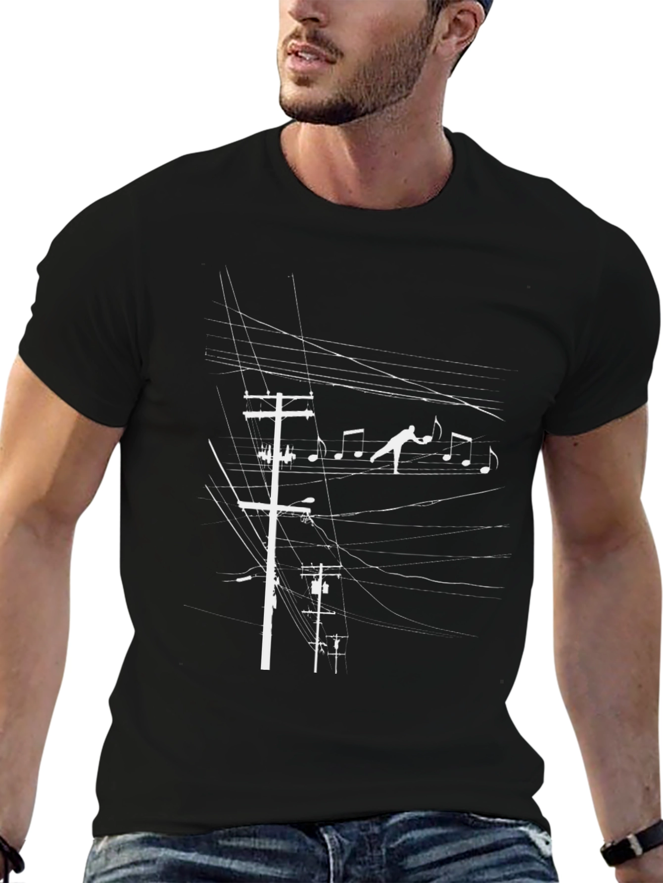 Music Lover Black T-Shirt