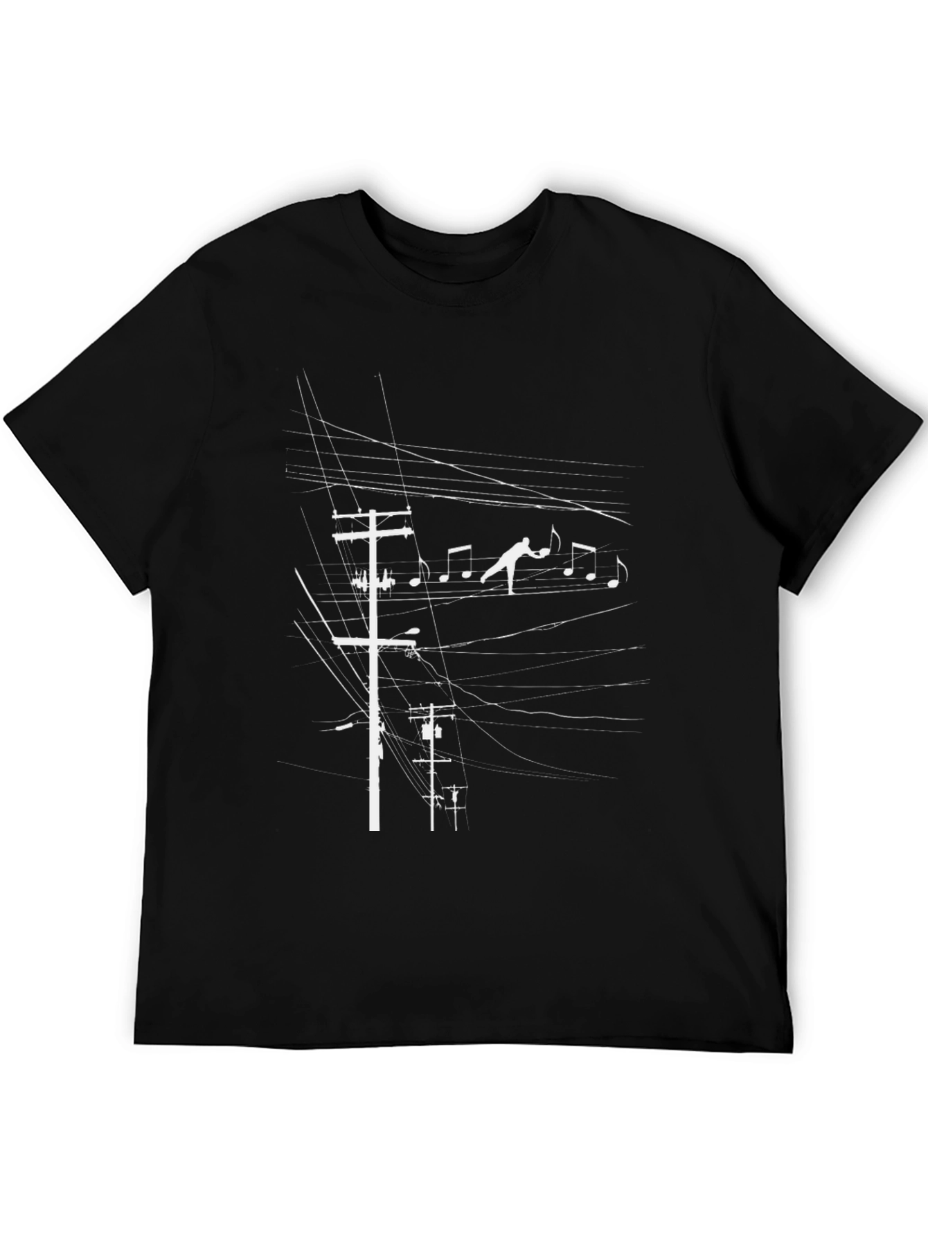 Music Lover Black T-Shirt