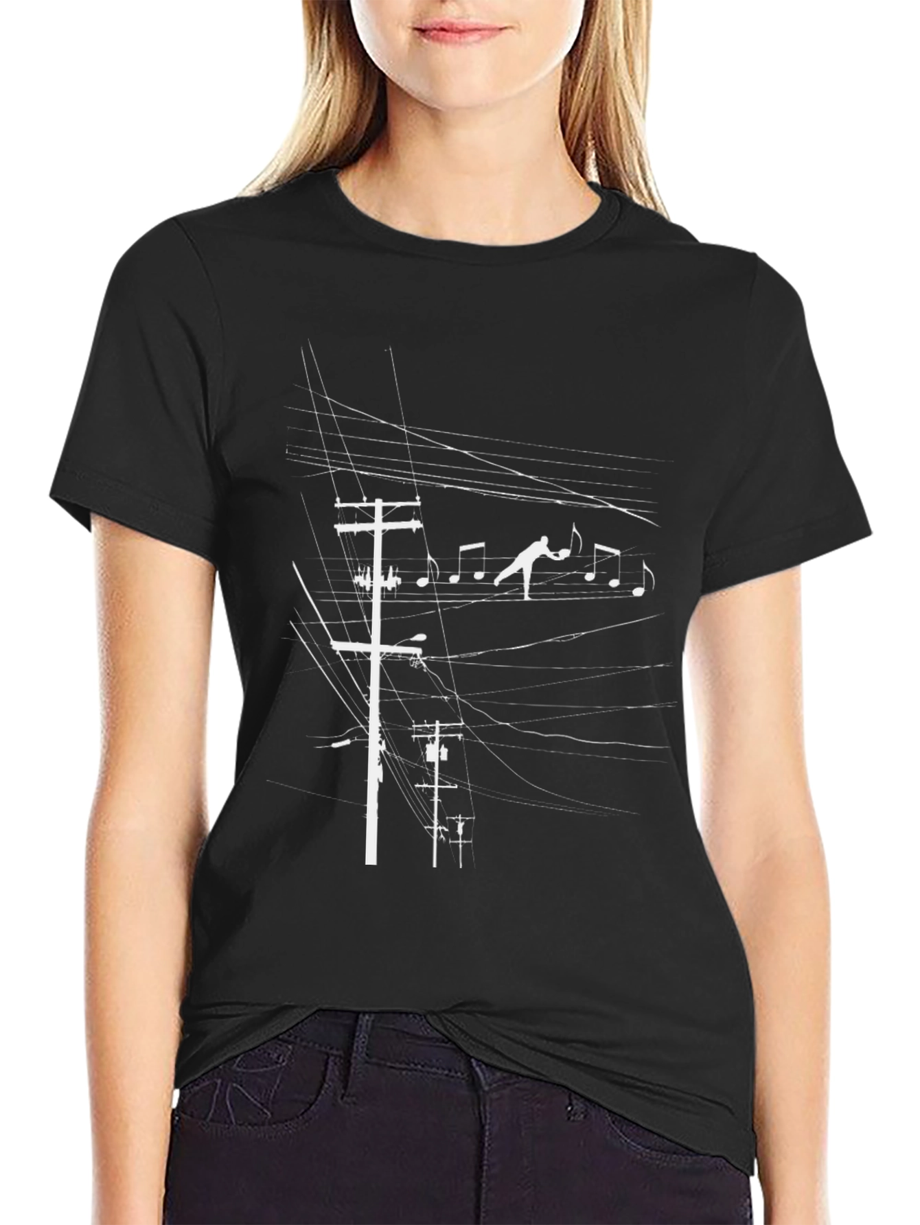 Music Lover Black T-Shirt
