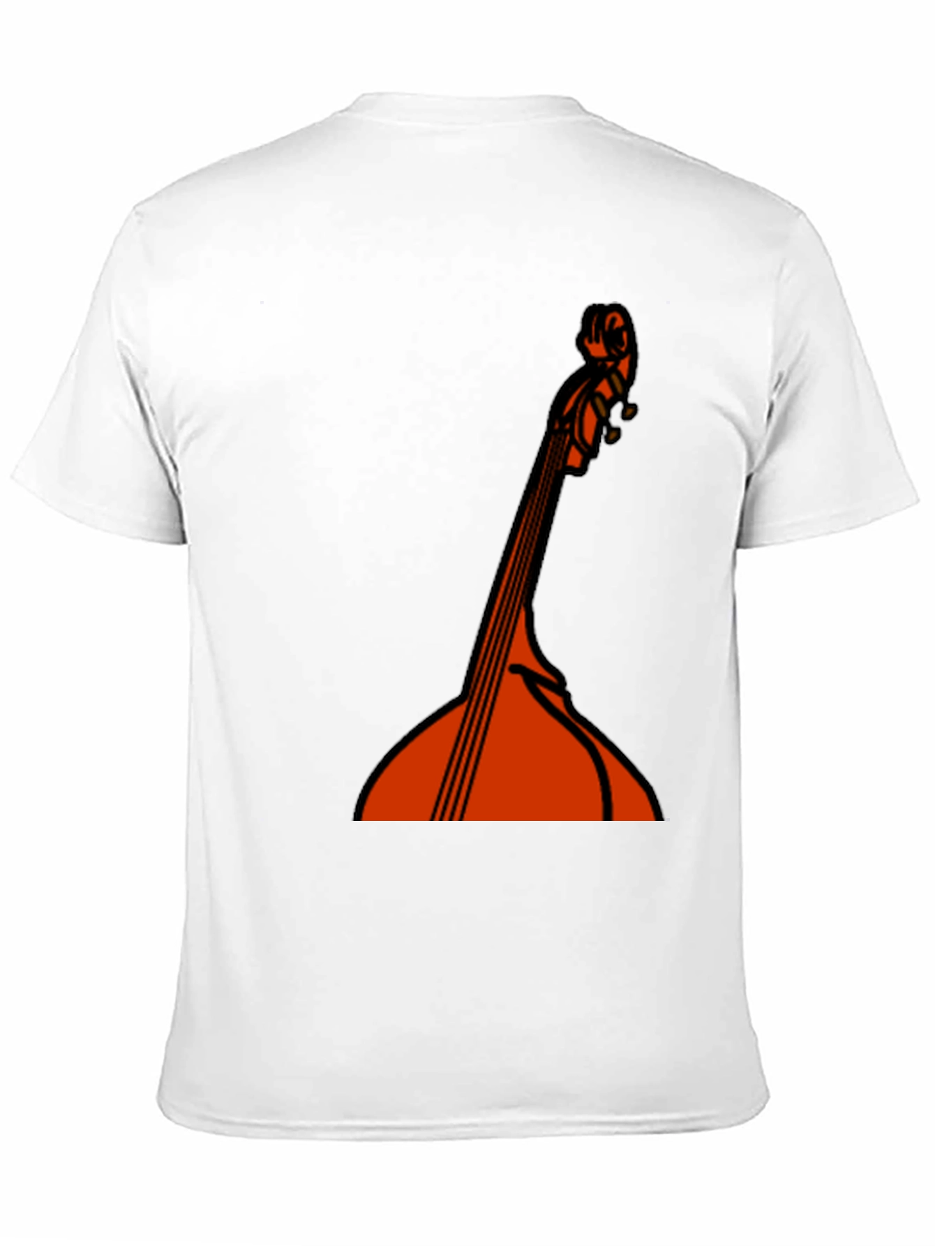 Bass Guitar Graphic Black T-Shirt