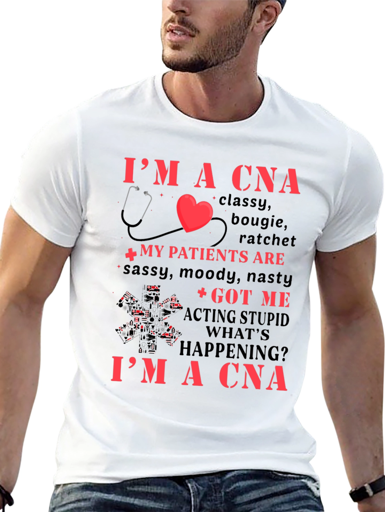Im a CNA T-Shirt - Classy Bougie Ratchet Design