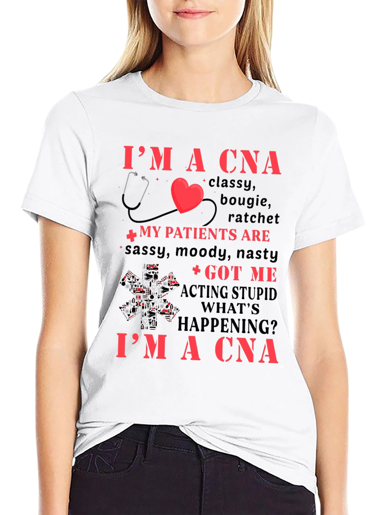 Im a CNA T-Shirt - Classy Bougie Ratchet Design