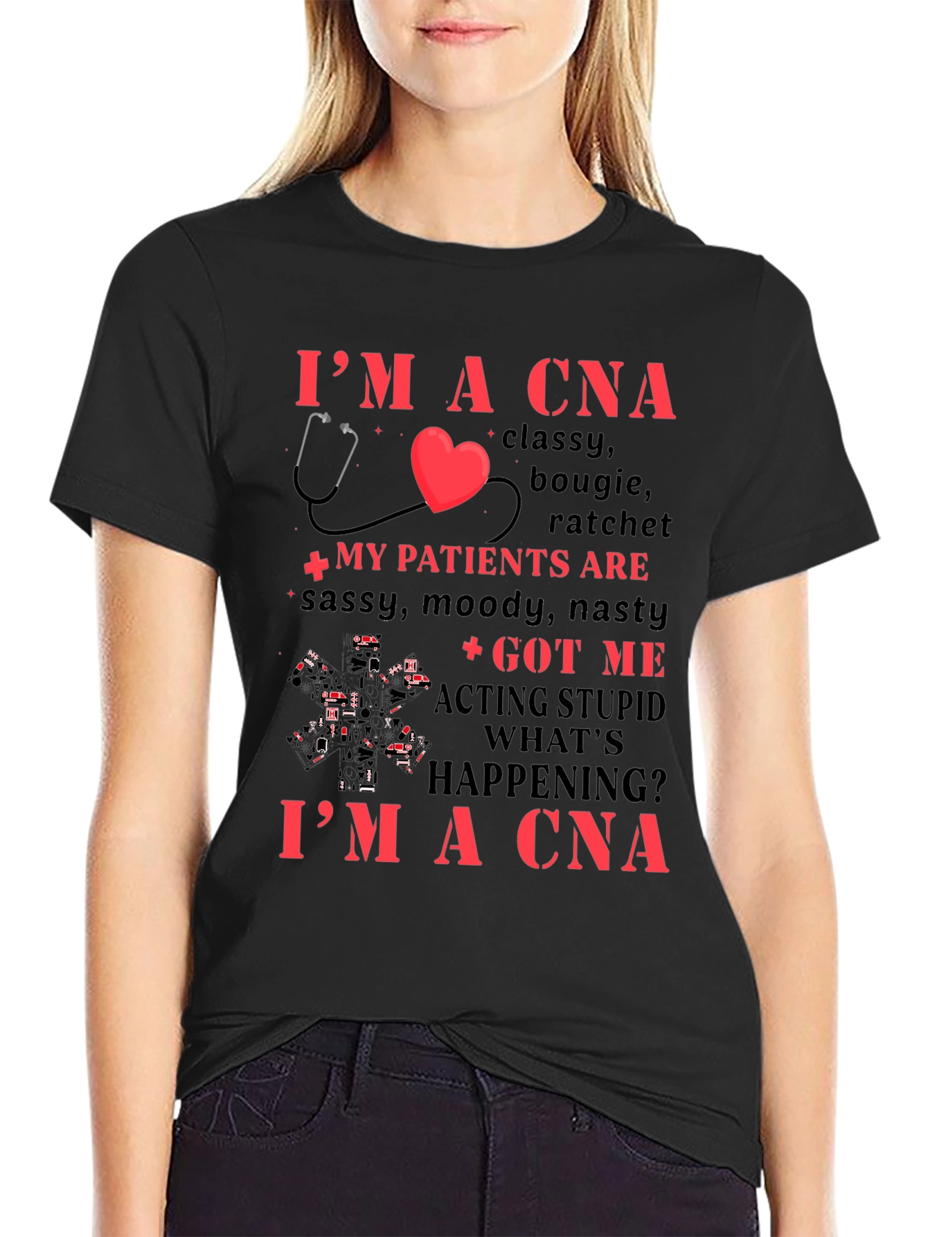 Im a CNA T-Shirt - Classy Bougie Ratchet Design
