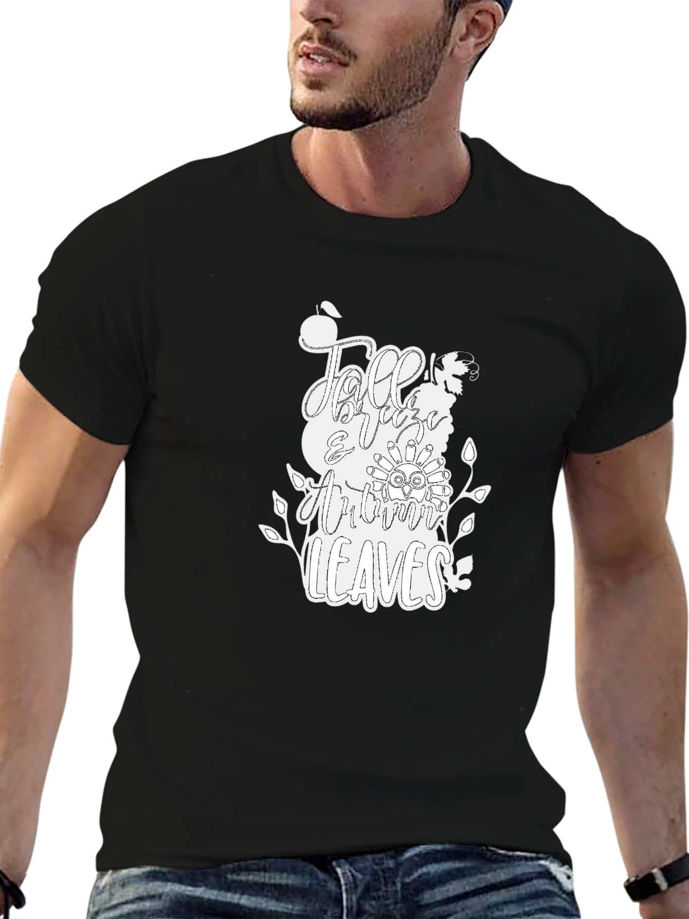 Fall Breeze & Autumn Leaves Graphic Tee