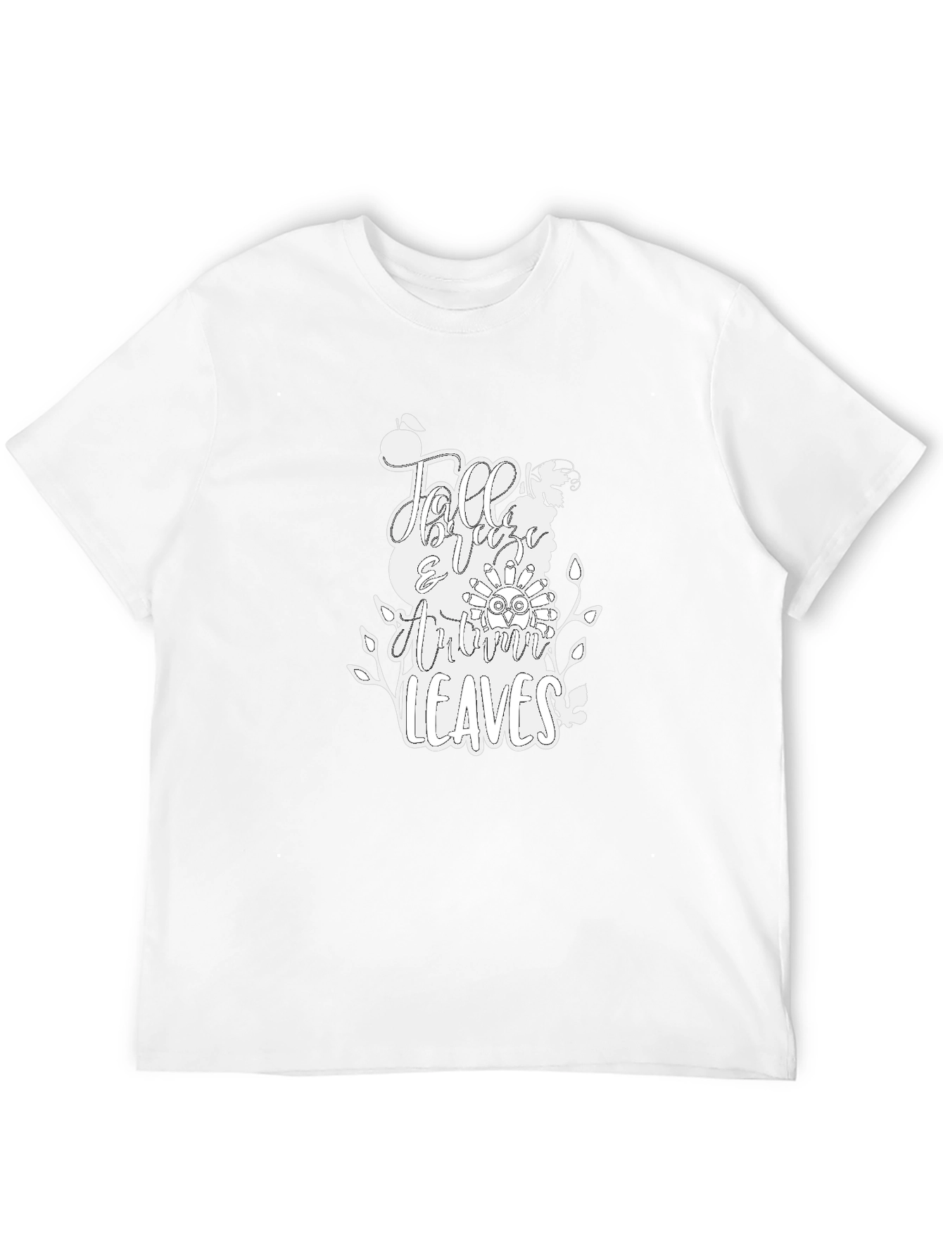 Fall Breeze & Autumn Leaves Graphic Tee