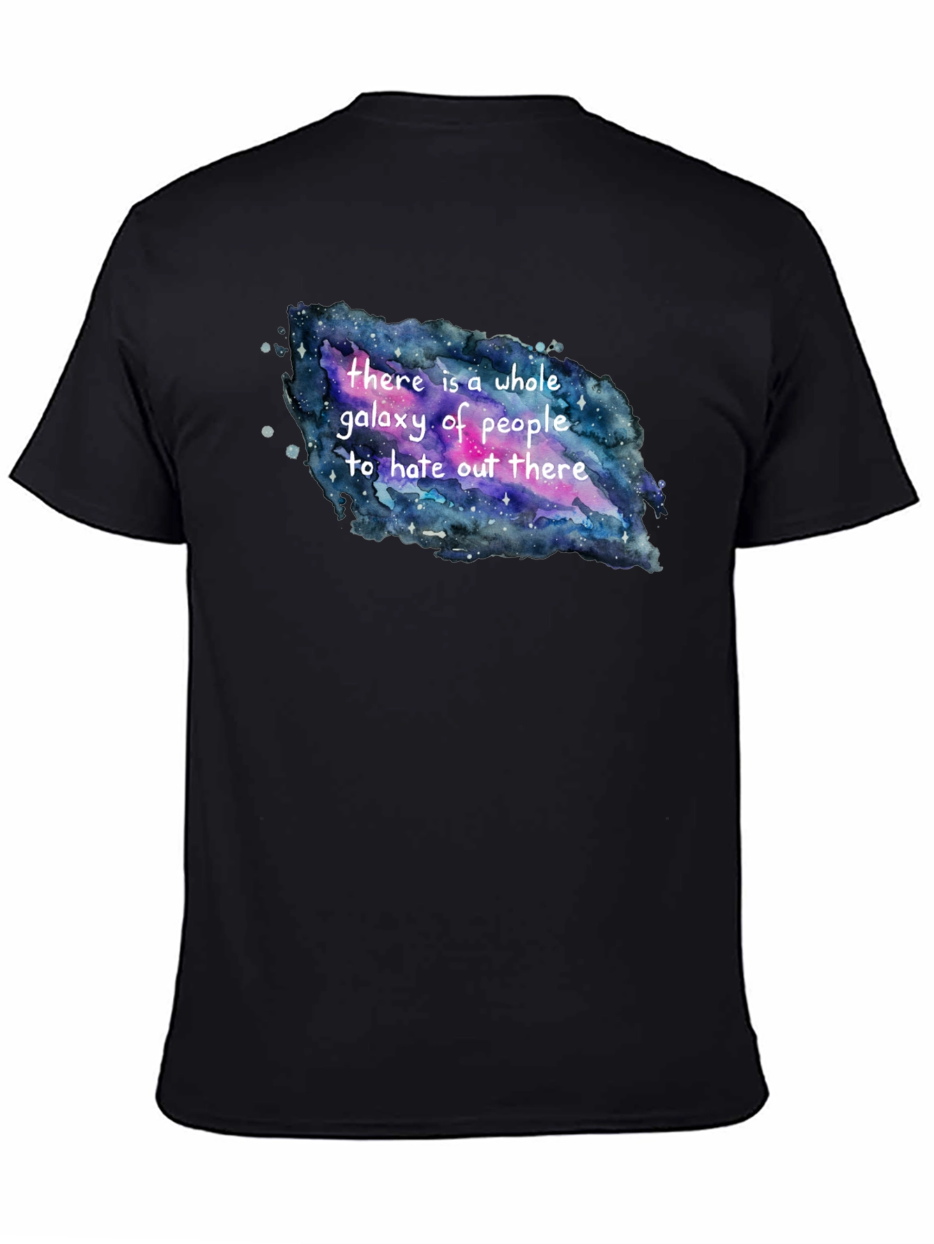 Galaxy Hate People T-Shirt -  Unique Funny Design