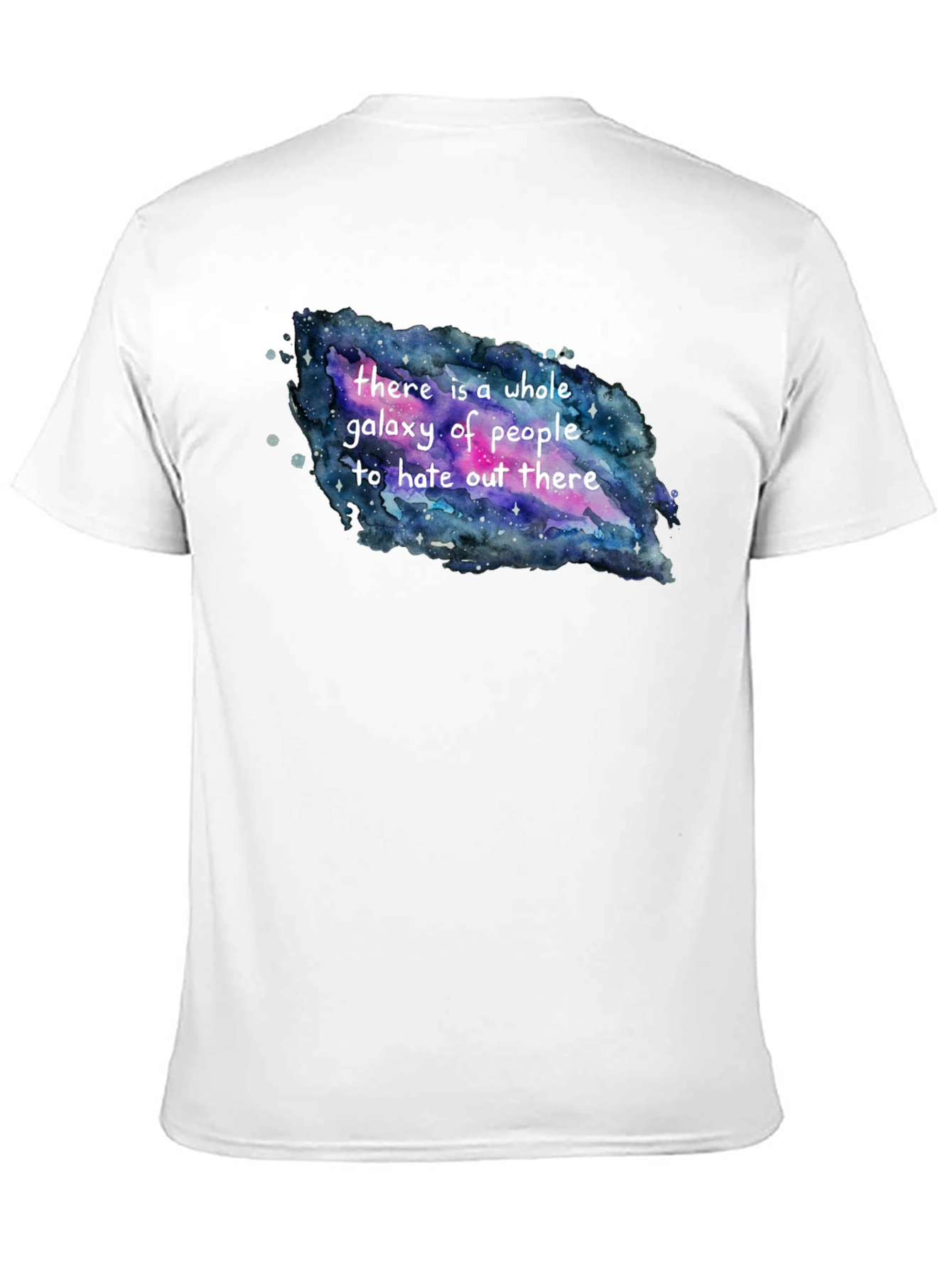 Galaxy Hate People T-Shirt -  Unique Funny Design