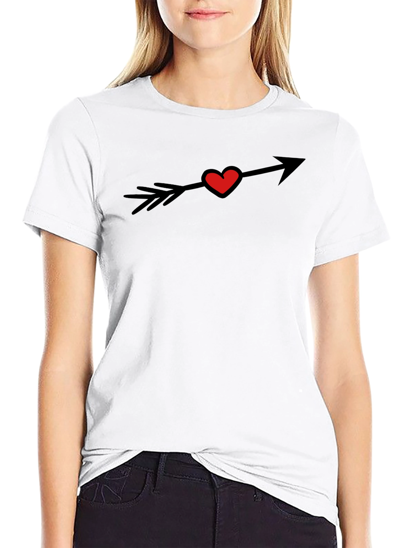 Arrow Heart Graphic T-Shirt