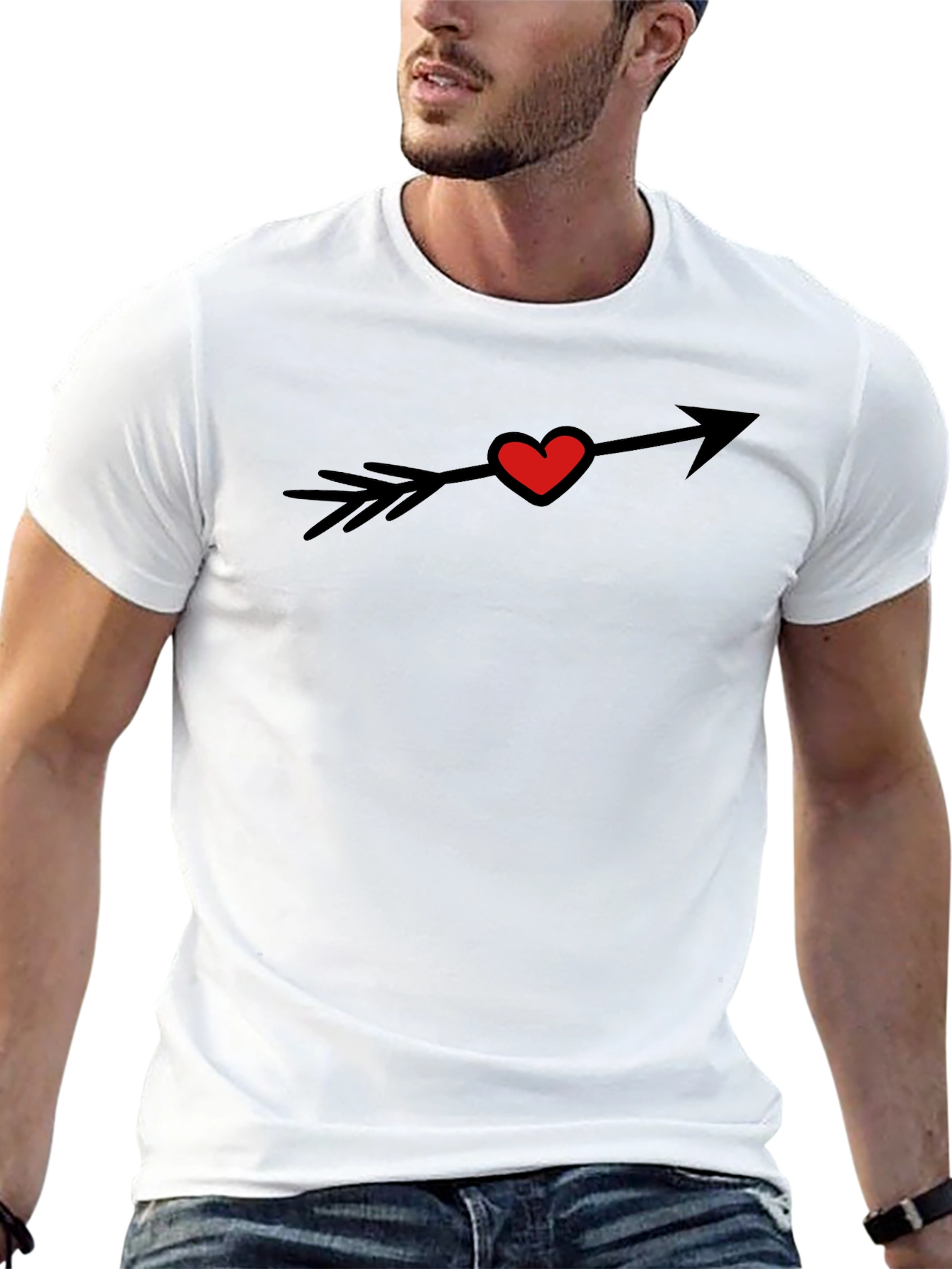 Arrow Heart Graphic T-Shirt