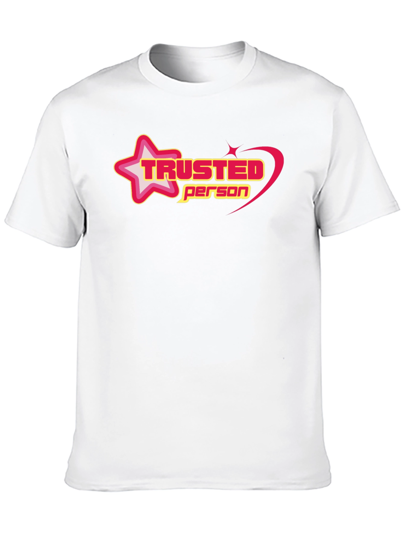 Trusted Person Graphic Black T-Shirt