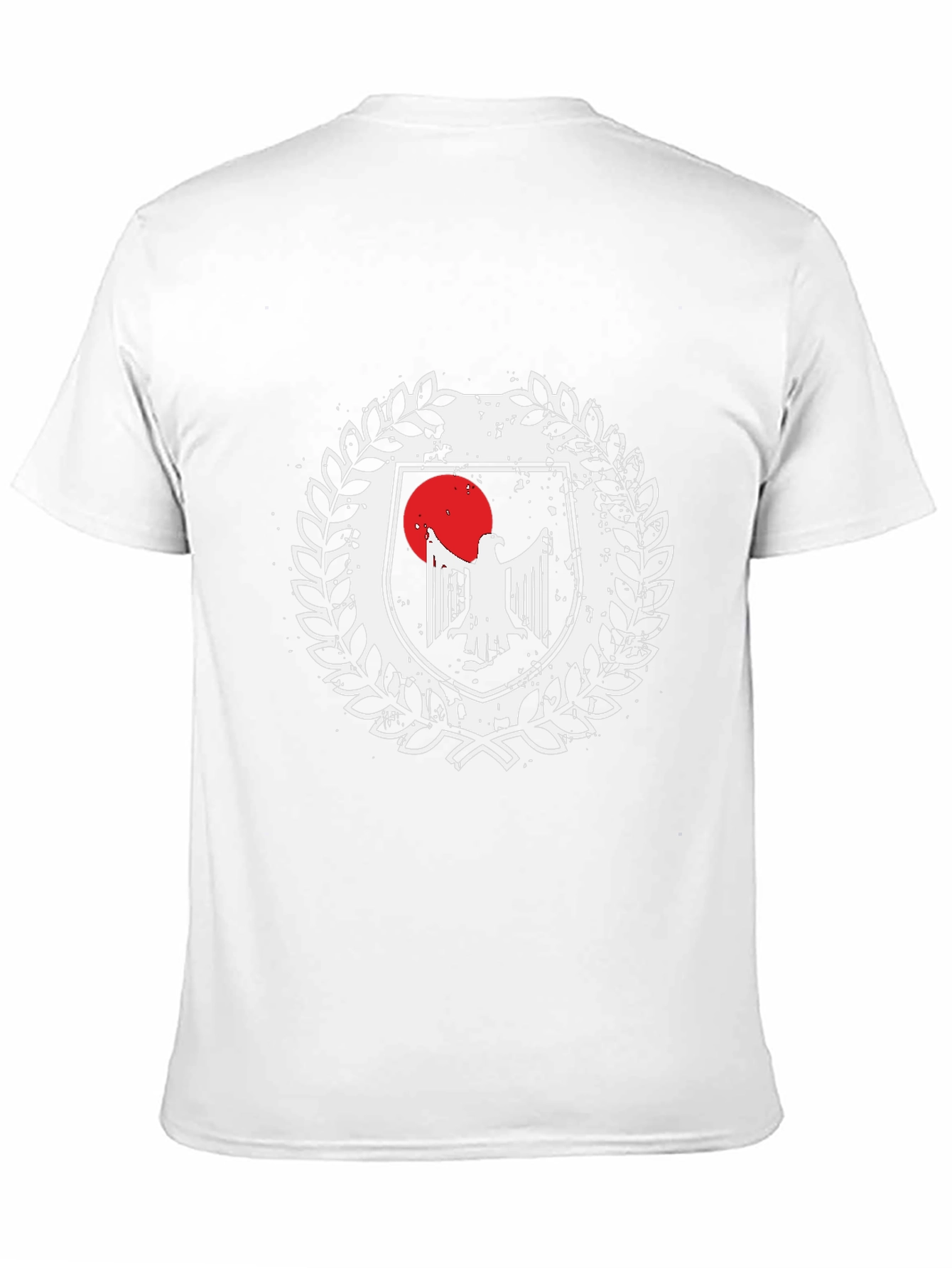 Emblem Eagle Graphic Tee - Distressed Design