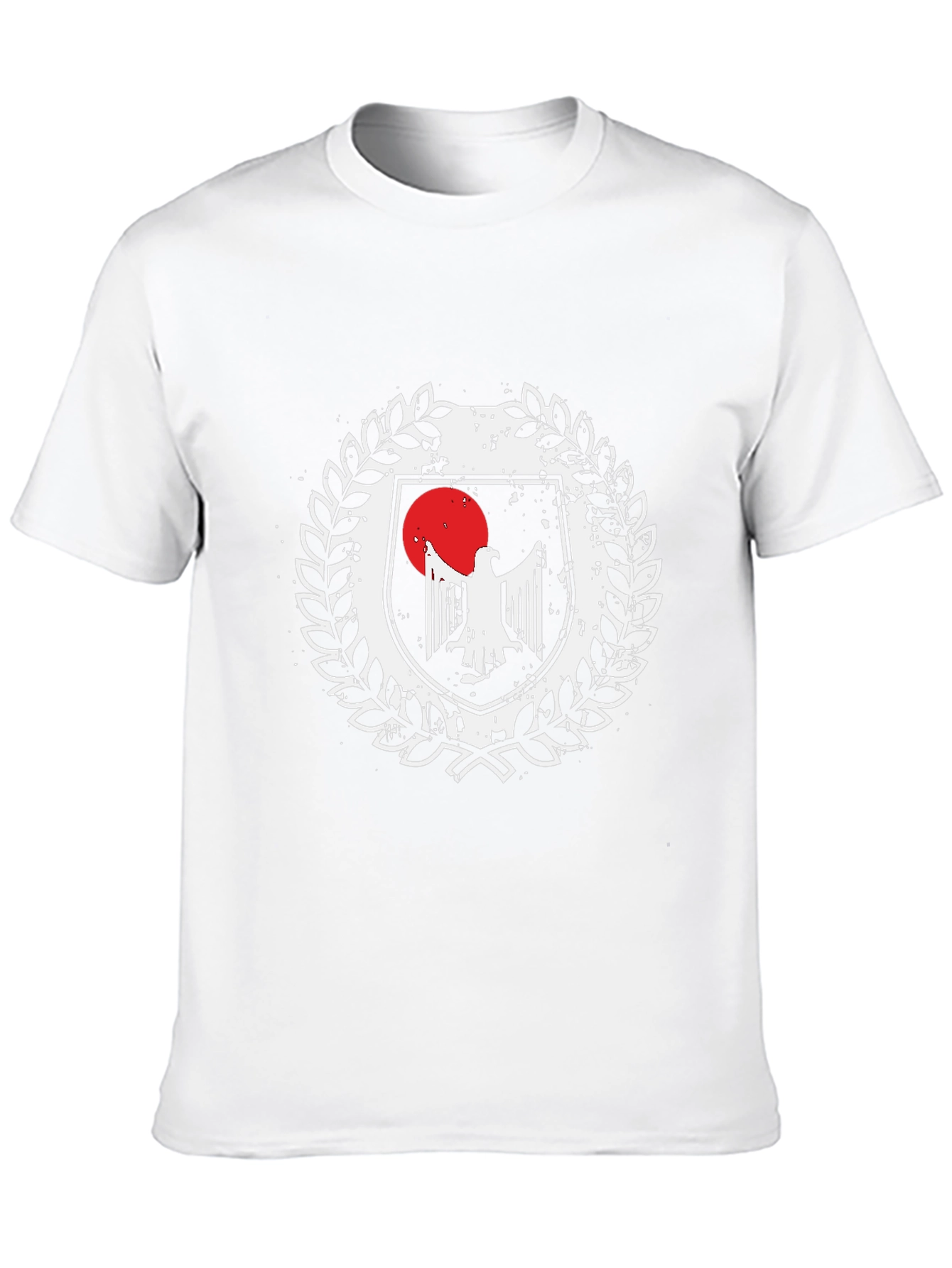 Emblem Eagle Graphic Tee - Distressed Design