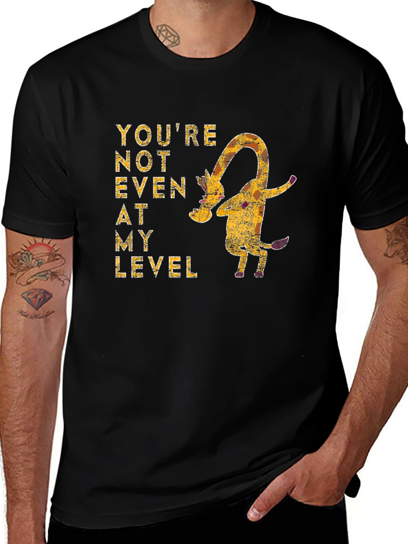 Youre Not Even At My Level Giraffe Graphic Tee