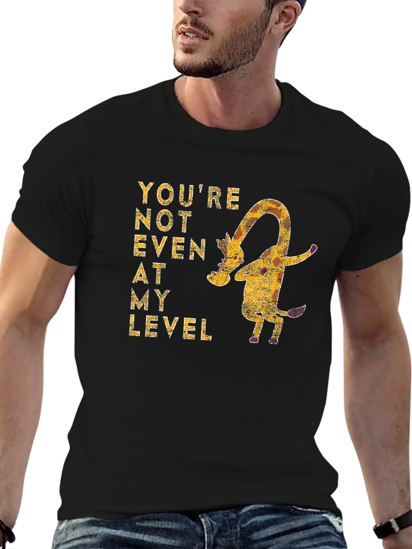 Youre Not Even At My Level Giraffe Graphic Tee
